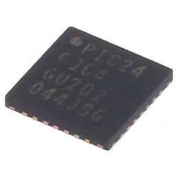 Microcontroler PIC24 64kB 2-3.6VDC SMD UQFN28 8kB SRAM