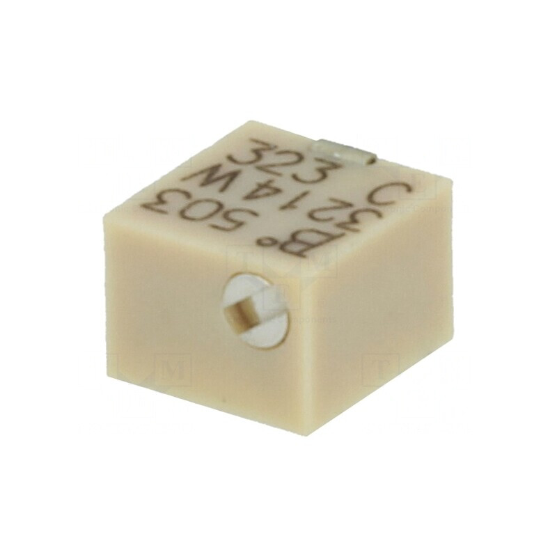 Potențiometru Vertical Multitură 50kΩ 250mW SMD | Electronic-mag.ro | Componente Electronice
