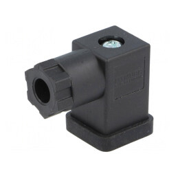 Conector C 8mm cu Valvă Mufă Mamă 3 PIN 90° | Electronic-mag.ro | Componente Electronice