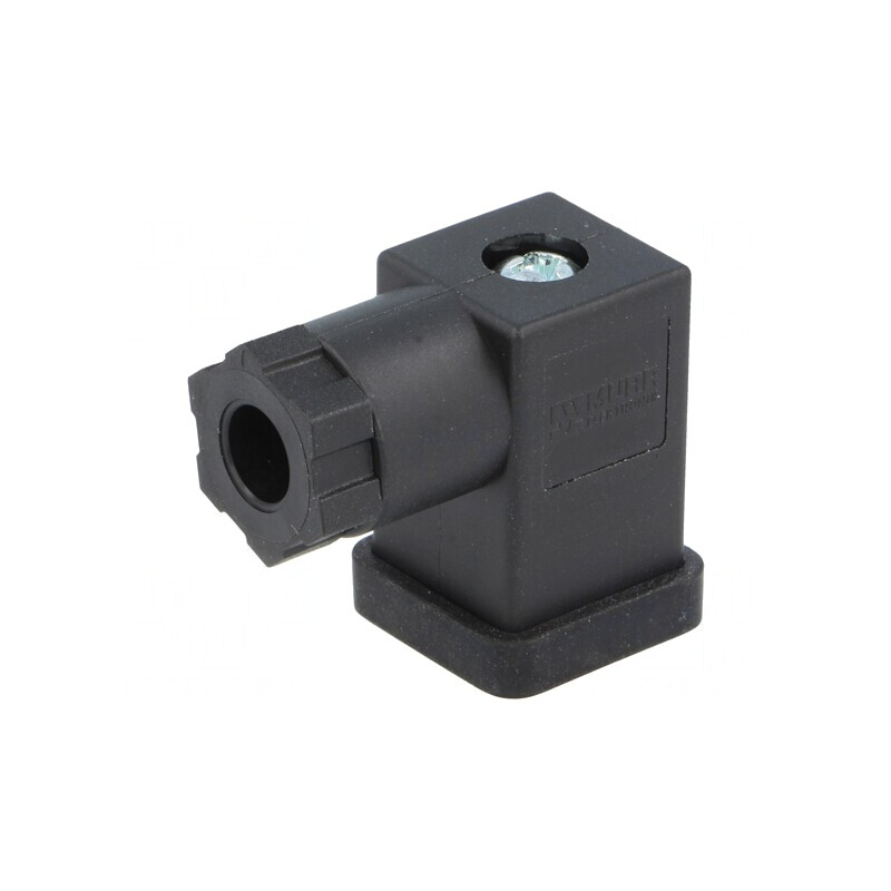 Conector C 8mm cu Valvă Mufă Mamă 3 PIN 90° | Electronic-mag.ro | Componente Electronice