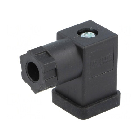 Conector C 8mm cu Valvă Mufă Mamă 3 PIN 90° | Electronic-mag.ro | Componente Electronice