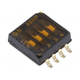 Comutator DIP-Switch 2 Pozitii 24V SMD | Electronic-mag.ro | Componente Electronice