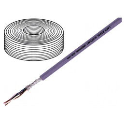Cablu Litat Cu PVC Violet 1x2x0,34mm2 | Electronic-mag.ro | Componente Electronice