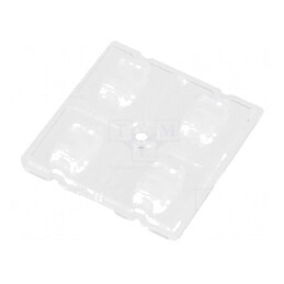 Lentilă LED Pătrată Transparentă 5,18mm | Electronic-mag.ro | Componente Electronice