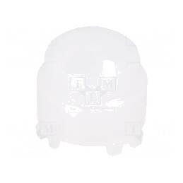 Lentilă Fresnel Alb Natur 90°x80°  | Electronic-mag.ro | Componente Electronice