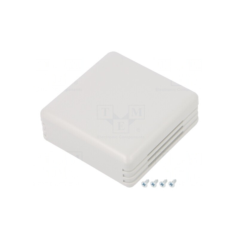 Carcasă alarmă ABS gri 71x71x27mm SENSES | Electronic-mag.ro | Componente Electronice