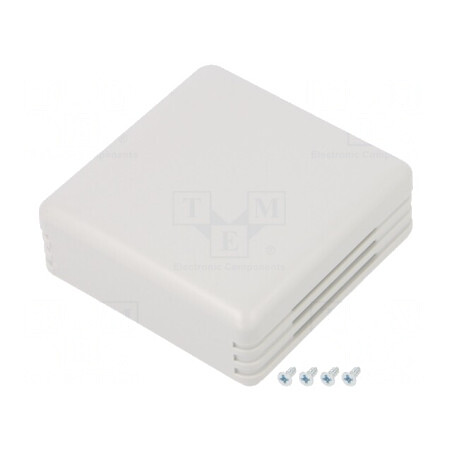Carcasă alarmă ABS gri 71x71x27mm SENSES | Electronic-mag.ro | Componente Electronice
