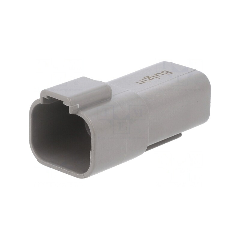 Conector cablu-cablu PX0 tată 4 pini gri IP68 | Electronic-mag.ro | Componente Electronice