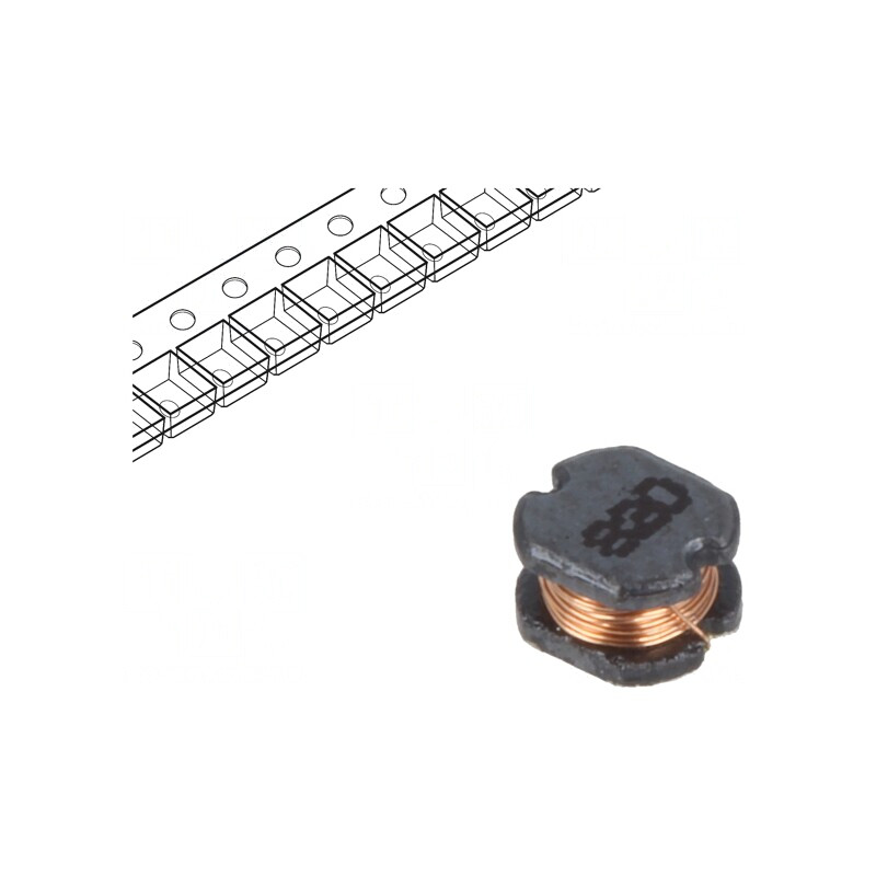 Inductor SMD 82uH 2.8Ω 40-125°C 3.1x3.5x2.1mm | Electronic-mag.ro | Componente Electronice