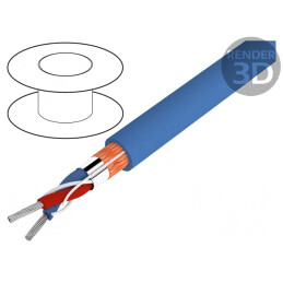 Cablu DMX HELULIGHT 2x0,22mm2 110Ω 5mm | Electronic-mag.ro | Componente Electronice