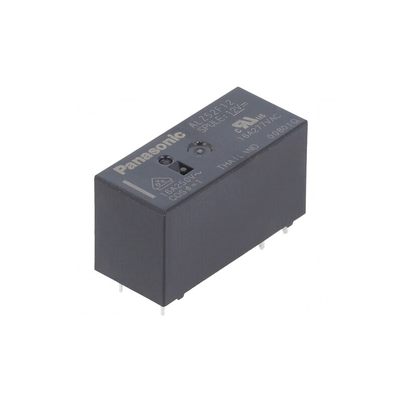 Releu electromagnetic 12VDC 16A 250VAC PCB | Electronic-mag.ro | Componente Electronice
