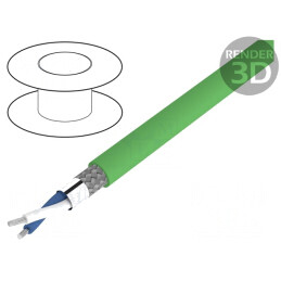 Cablu RS485 2x2x0,22mm2 LSZH | Electronic-mag.ro | Componente Electronice