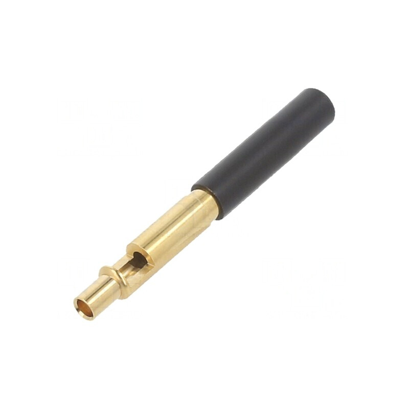 Soclu Banană 4mm Negru Izolat 59.5mm 300V 19A | Electronic-mag.ro | Componente Electronice