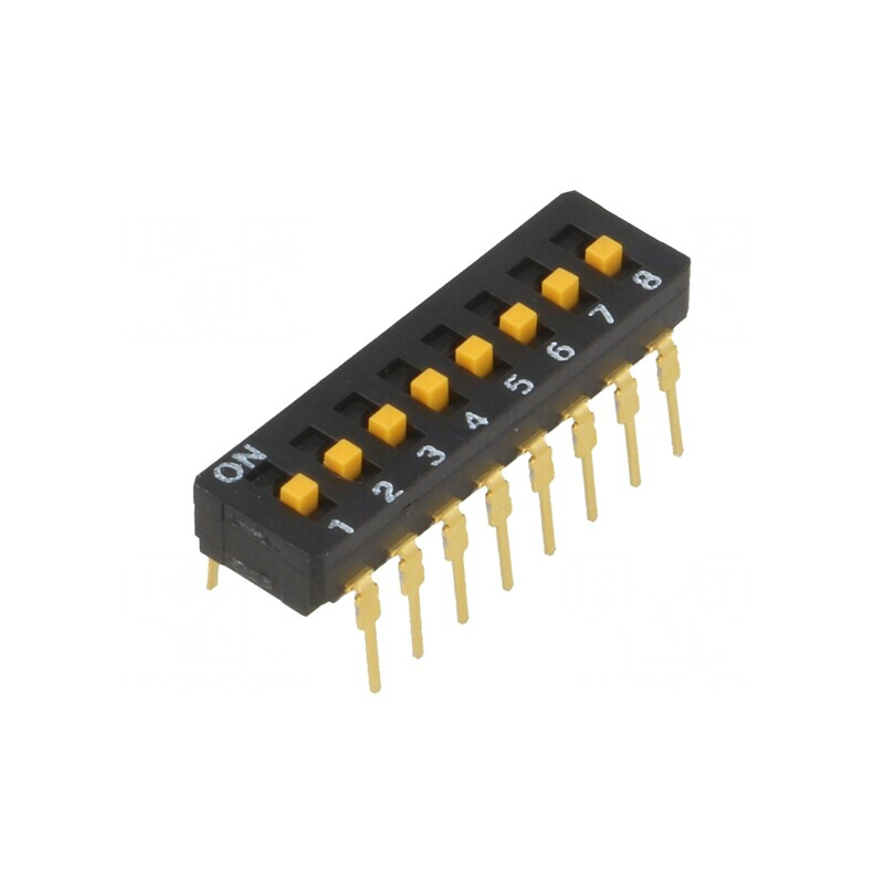 Comutator DIP-SWITCH 8 Secțiuni ON-OFF 30VDC | Electronic-mag.ro | Componente Electronice Comutator DIP-SWITCH 8 Secțiuni ON-OFF 30VDC | Electronic-mag.ro | Componente Electronice