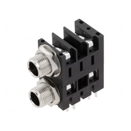 Soclu Jack 6.3mm Mono Mamă cu Întrerupător THT | Electronic-mag.ro | Componente Electronice