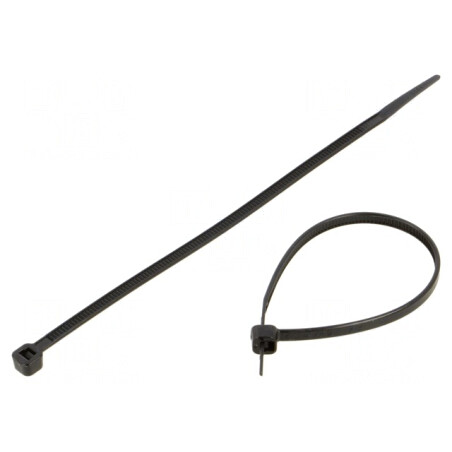 Colier de strângere poliamidă neagră 140mm 3,6mm | Electronic-mag.ro | Componente Electronice
