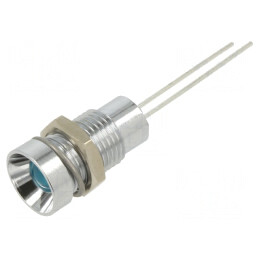 "Lampă LED albastră concavă 4,5V Ø8mm" | Electronic-mag.ro | Componente Electronice