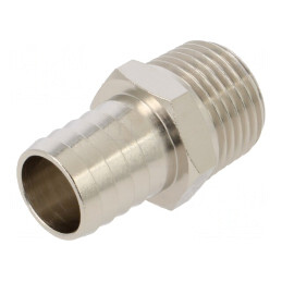 Racord Push-In Ștuț Alamă Nichelată R 1/2 17mm | Electronic-mag.ro | Componente Electronice