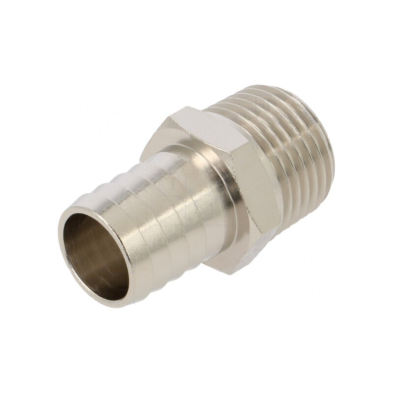 Racord Push-In Ștuț Alamă Nichelată R 1/2 17mm | Electronic-mag.ro | Componente Electronice
