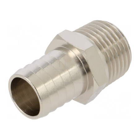 Racord Push-In Ștuț Alamă Nichelată R 1/2 17mm | Electronic-mag.ro | Componente Electronice