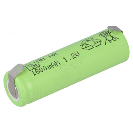 Baterie Ni-MH AA 1.2V 1800mAh cu Terminale de Lipire | Electronic-mag.ro | Componente Electronice