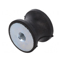 Atenuator de Vibrații M6 25mm Guma 20mm 738N | Electronic-mag.ro | Componente Electronice