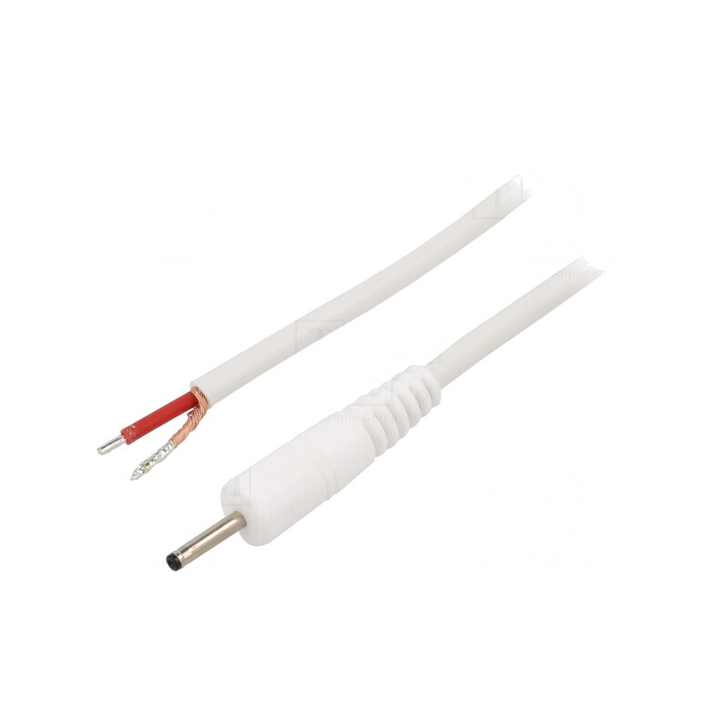Cablu Alimentare DC Alb 0,5m 1x1mm2 | Electronic-mag.ro | Componente Electronice Cablu Alimentare DC Alb 0,5m 1x1mm2 | Electronic-mag.ro | Componente Electronice
