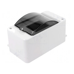 Carcasă pentru aparatură modulară IP30 de perete albă ABS