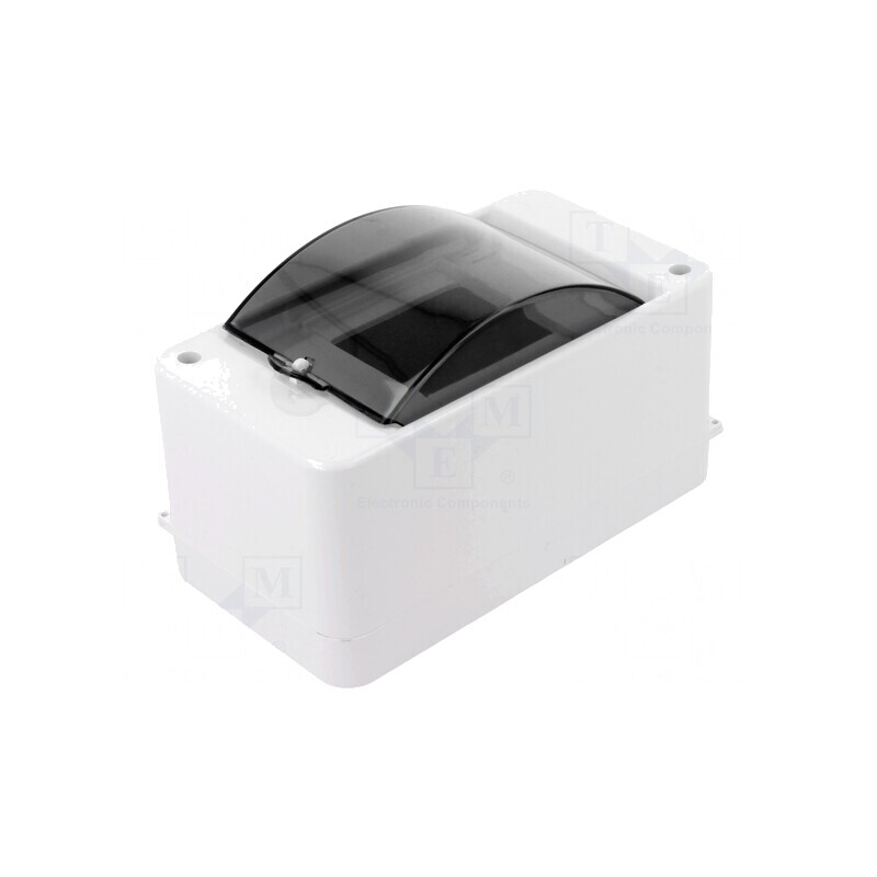 Carcasă pentru aparatură modulară IP30 de perete albă ABS | Electronic-mag.ro | Componente Electronice