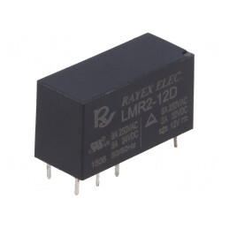 Releu Electromagnetic DPDT 12V 5A | Electronic-mag.ro | Componente Electronice