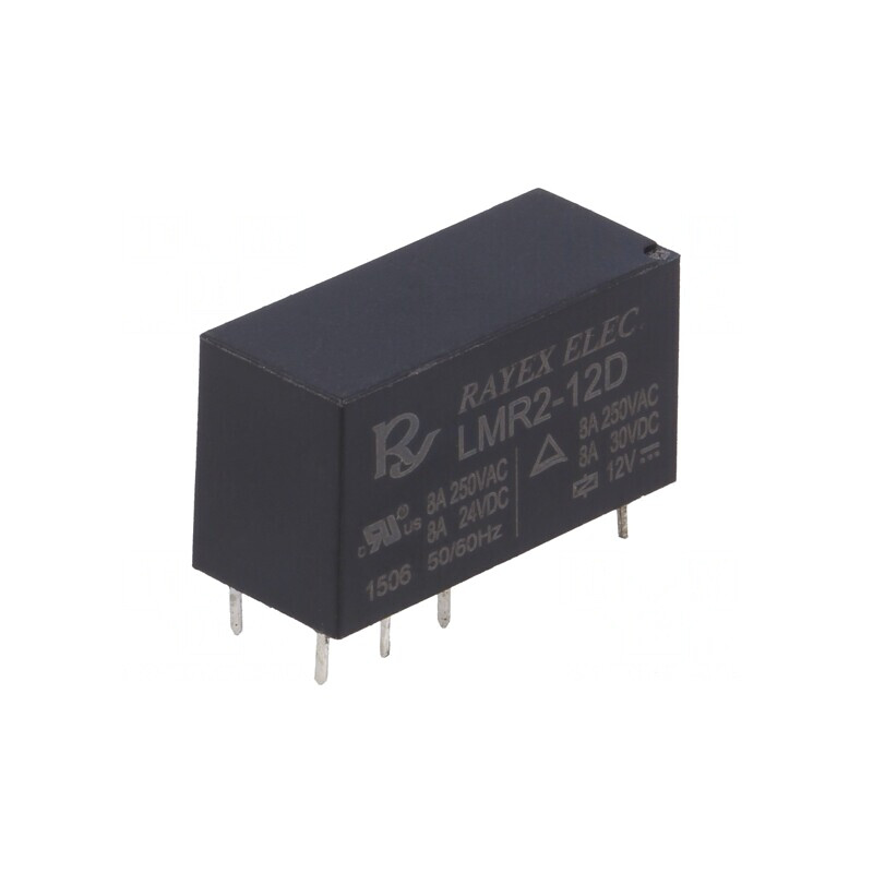 Releu Electromagnetic DPDT 12V 5A | Electronic-mag.ro | Componente Electronice