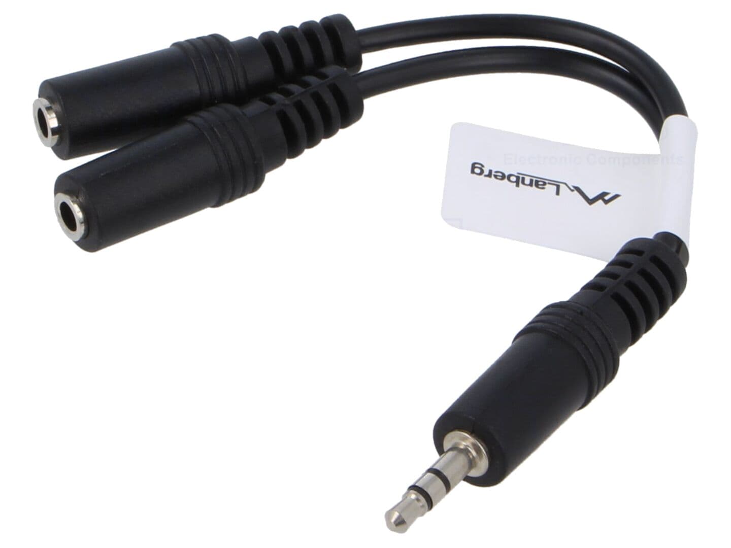 Cablu Jack 3,5mm 3pin soclu x2 mufe 0,1m
