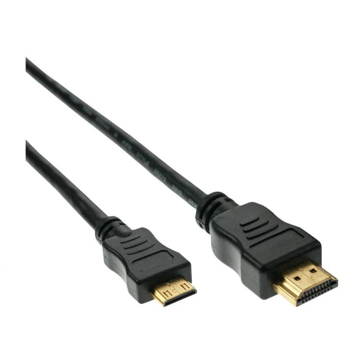 Cablu mini HDMI-C la HDMI T-T 0.3m INLINE 17456P
