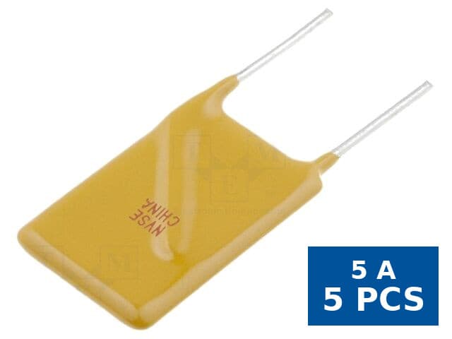 Siguranță fuzibilă 14x24,9 mm Littelfuse RF2643-000, 5 A, set 5 buc