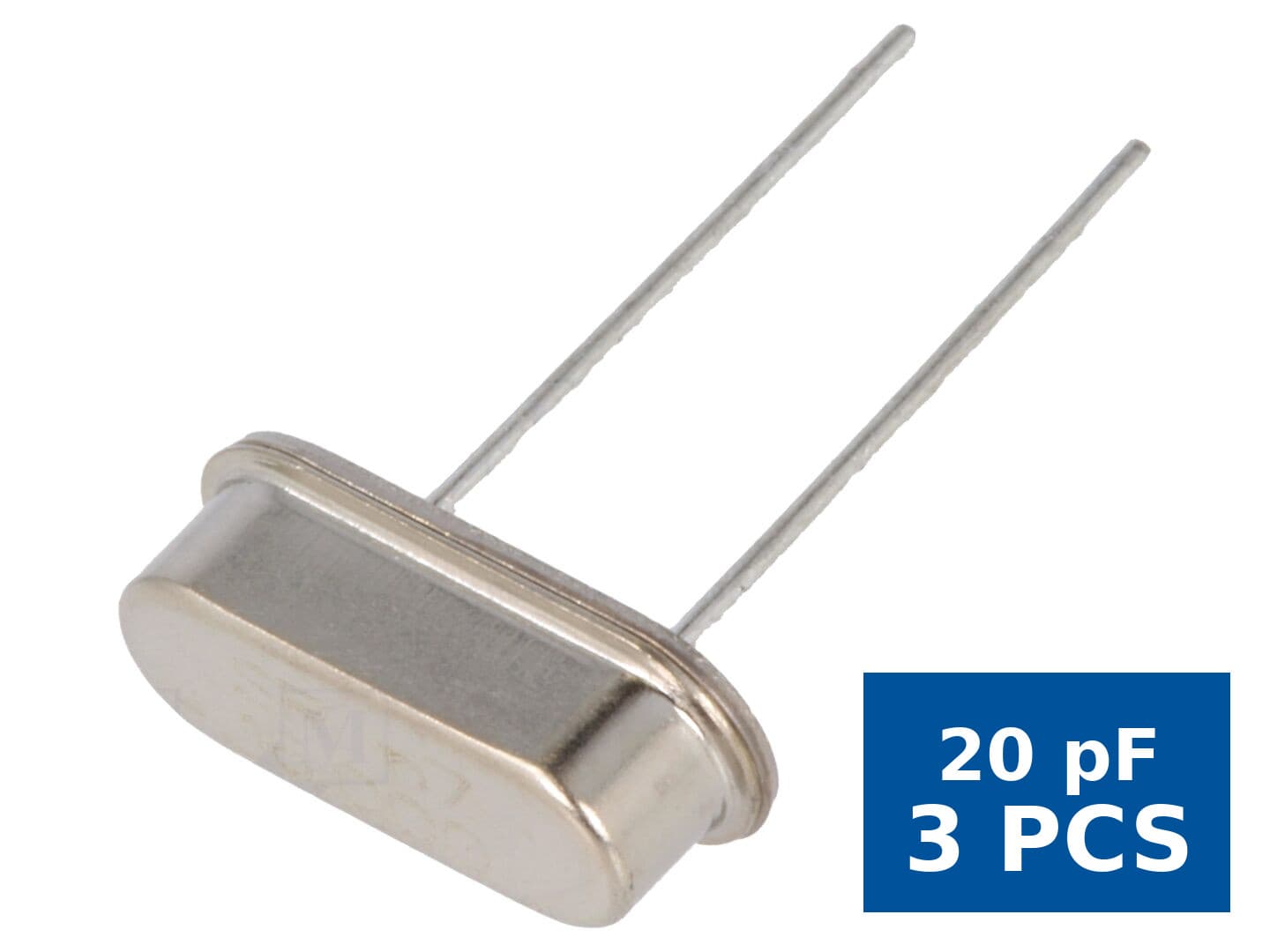 Rezonator cu cuarț 16 MHz ±30 ppm 20 pF THT HC49-S, SR Passives 16M-49S-SR, set 3 buc