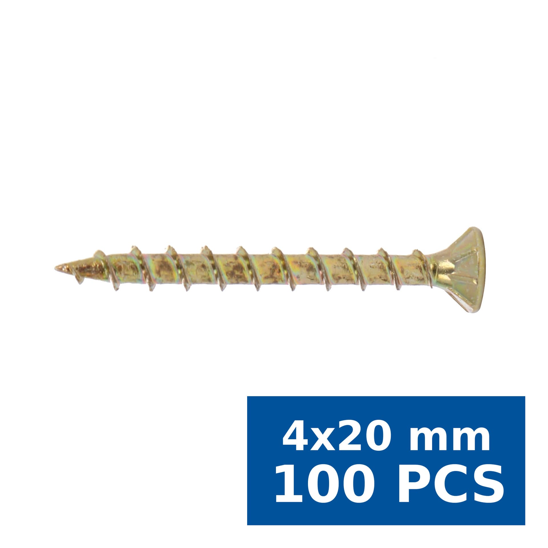 Surub pentru lemn, autofiletant, din otel, amprenta Torx, T 20, Friulsider VBU-PRO, 4 x 20 mm, set 100 buc