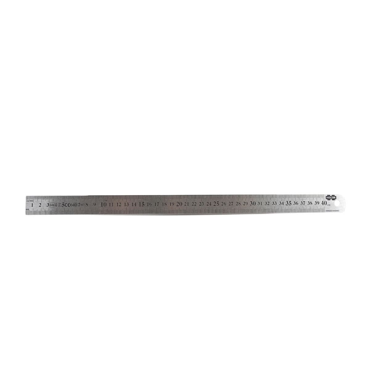 Riglă inox Holzer HD-123, 400 mm