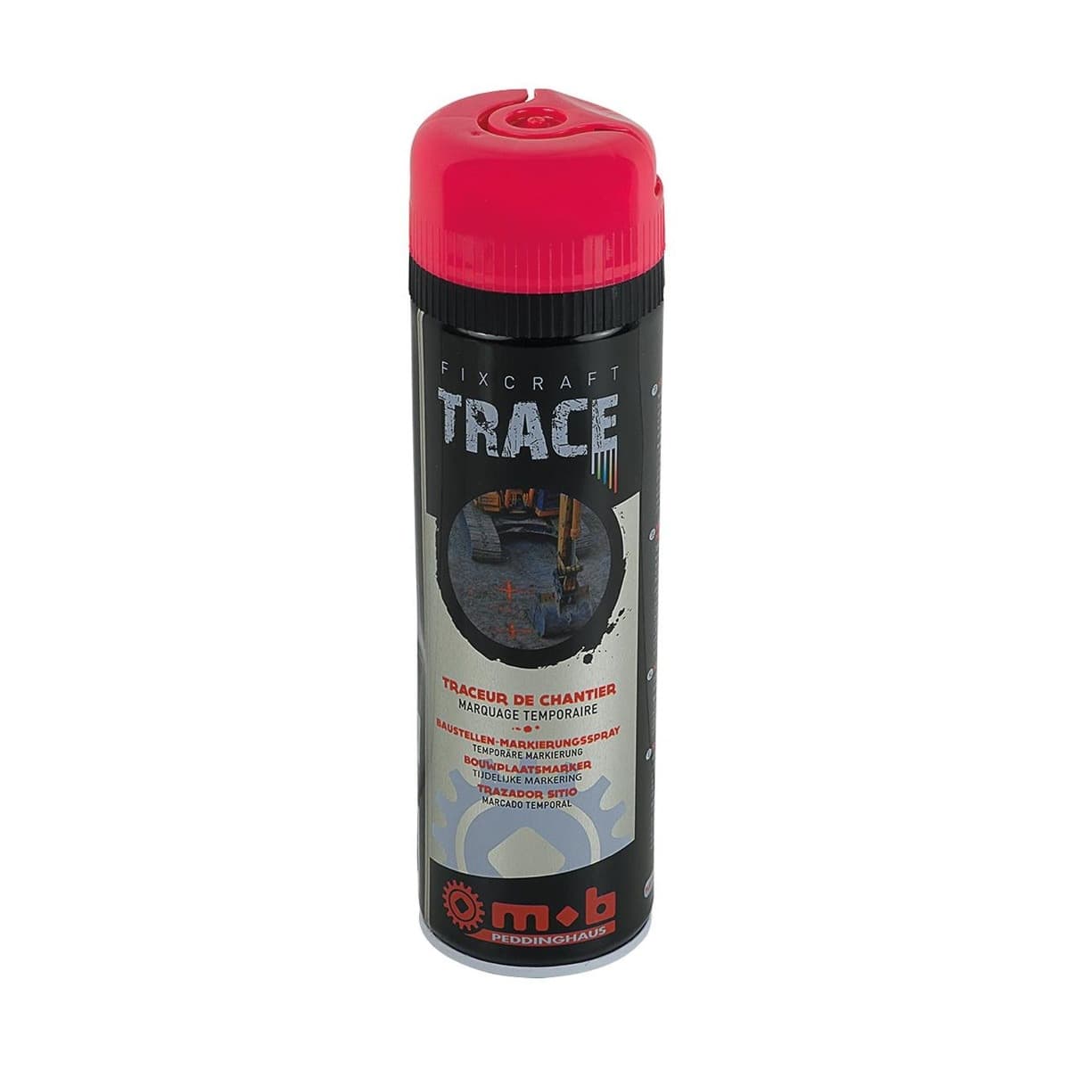 Spray marcaj temporar Peddinghaus rosu 500 ml