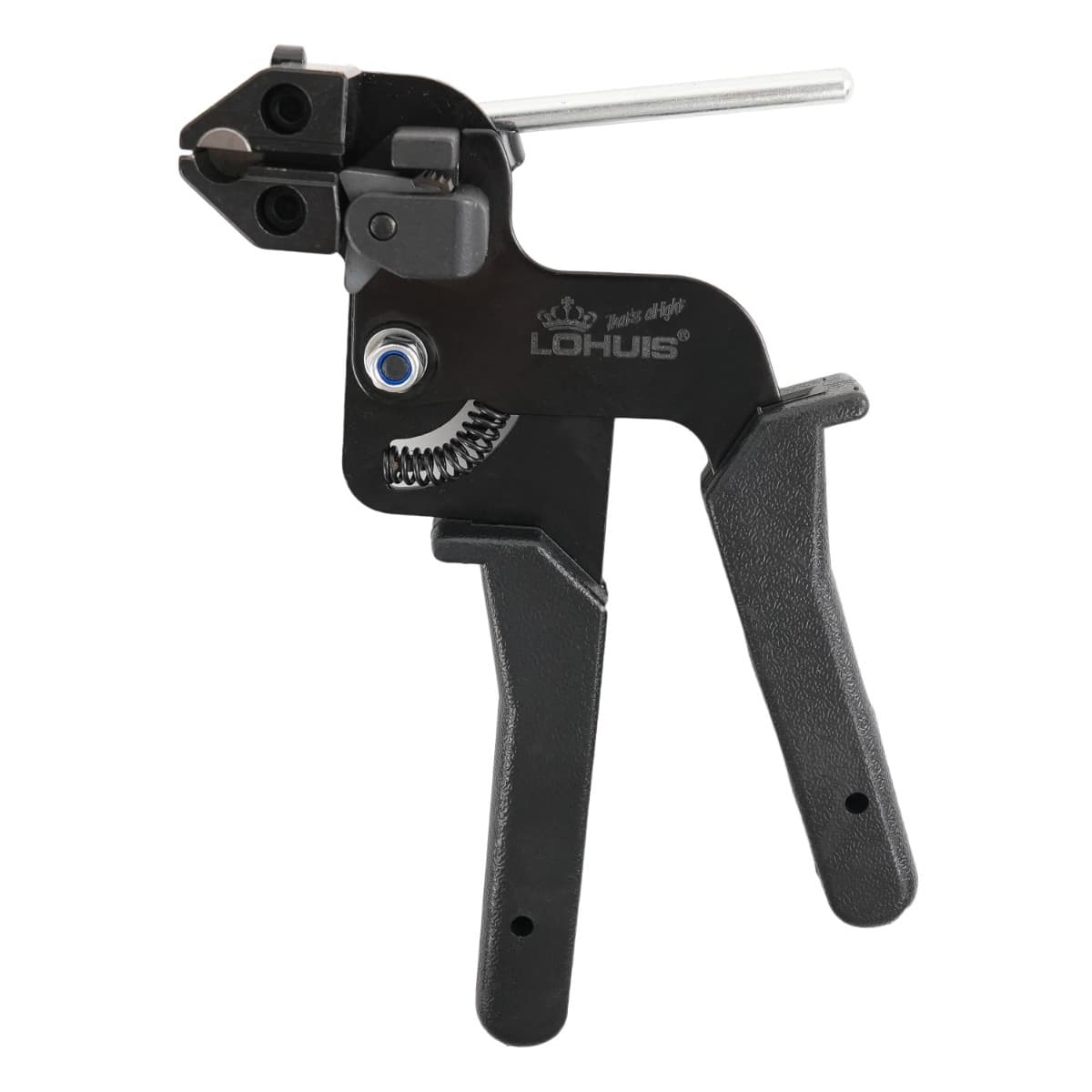 Lohuis cleste pentru coliere metalice, metal + plastic, negru