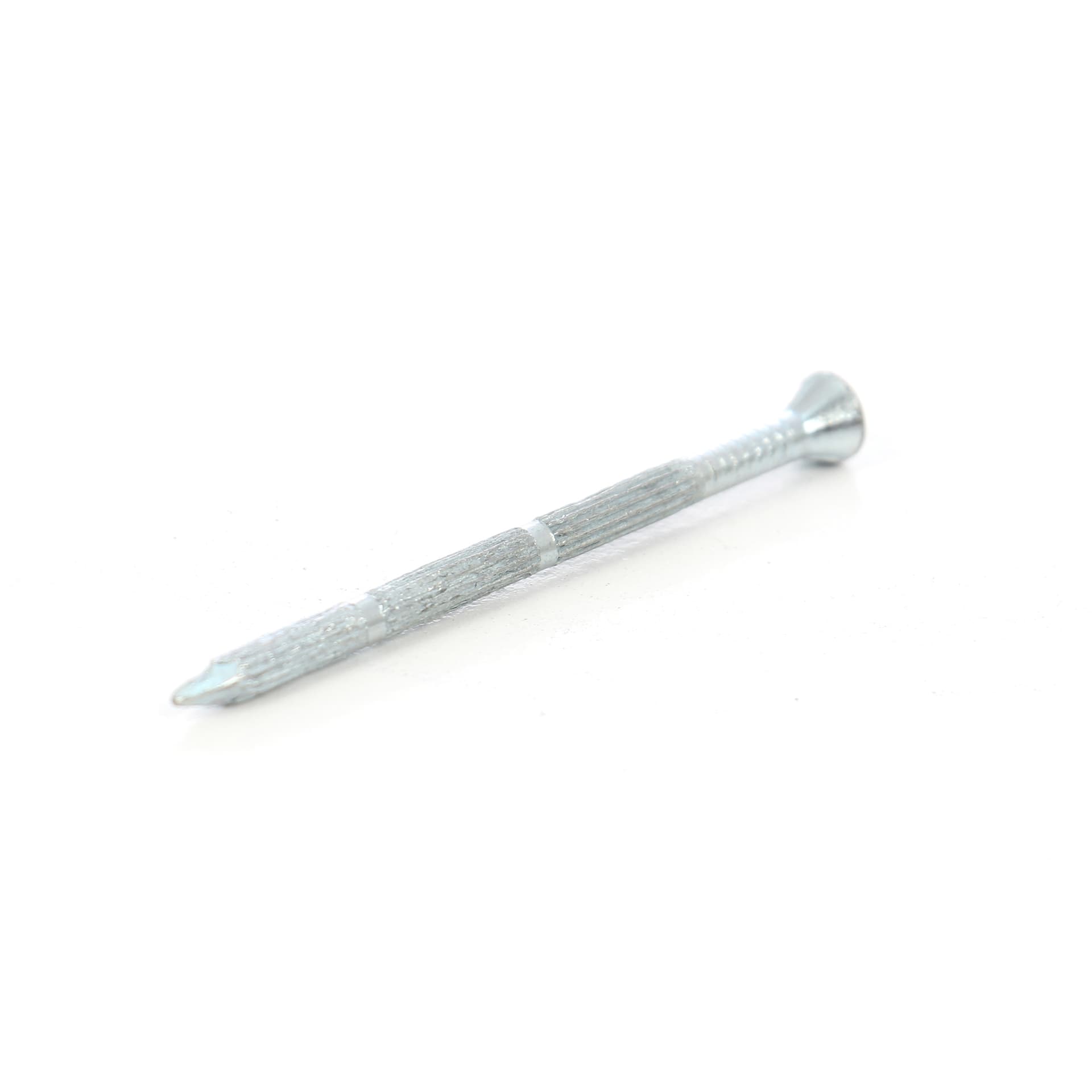Cui striat pentru beton, SEA, cu cap inecat, otel, zincat alb, 3.5 x 55 mm