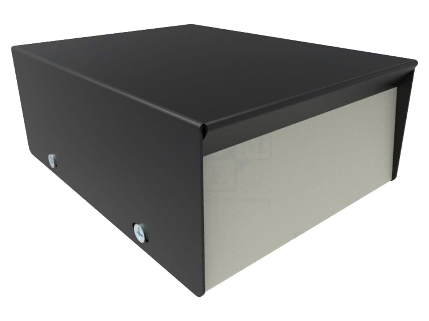 Carcasă universală oţel neagră 127x102x51mm