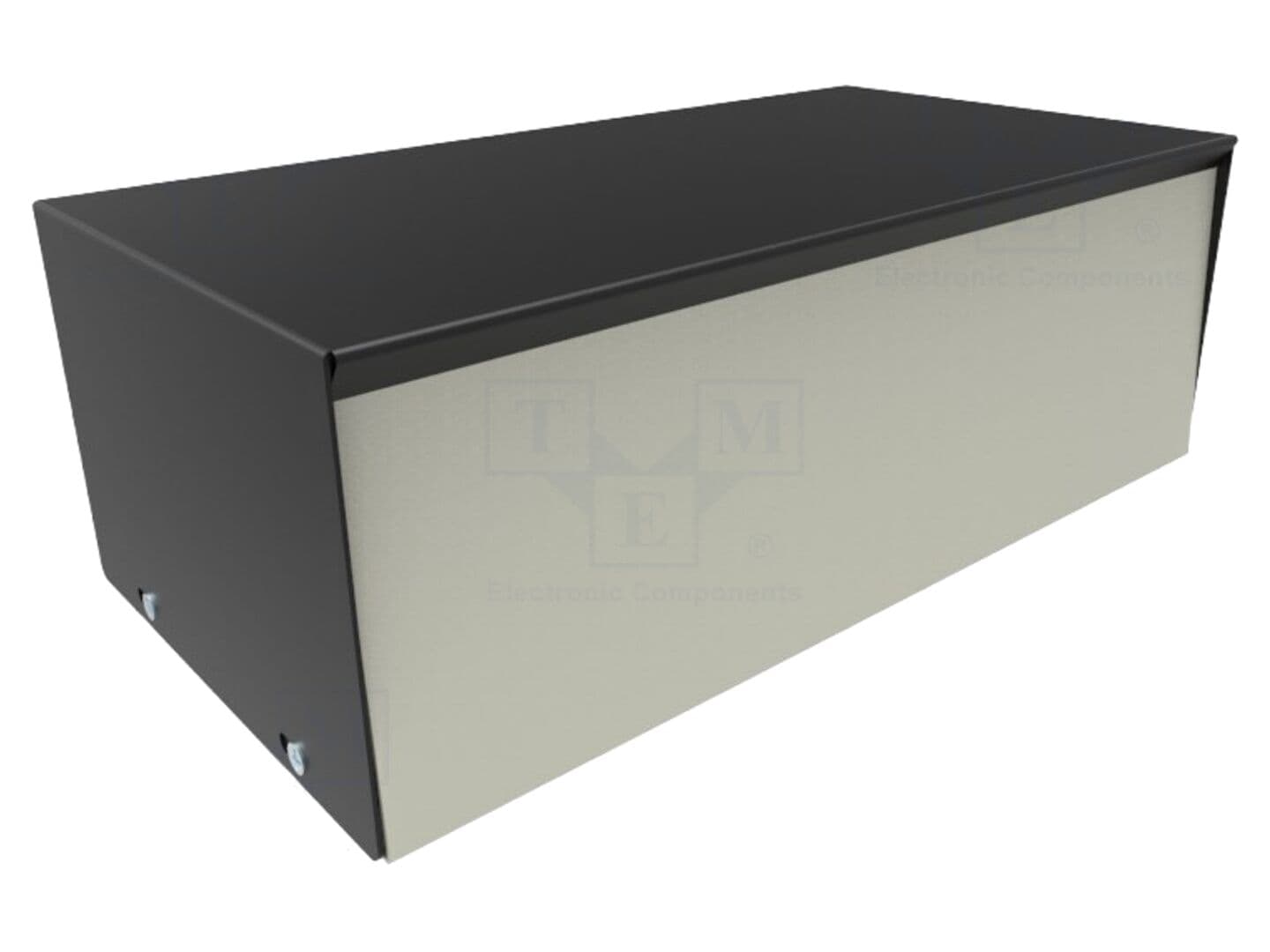 Carcasă universală oţel neagră 127x254x89mm
