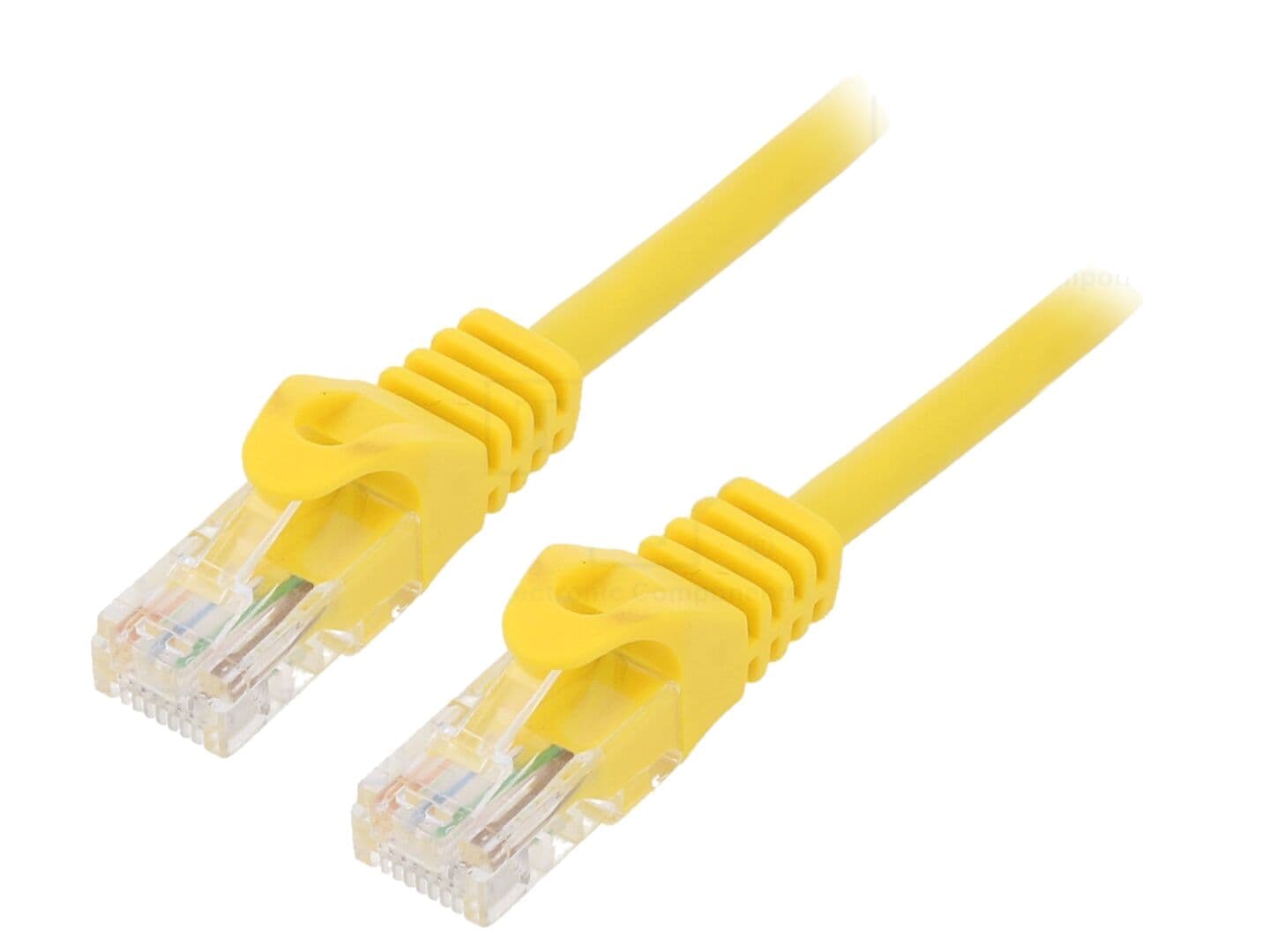 Patch cord Cat 6 U/UTP, RJ45, 0,5 m, galben